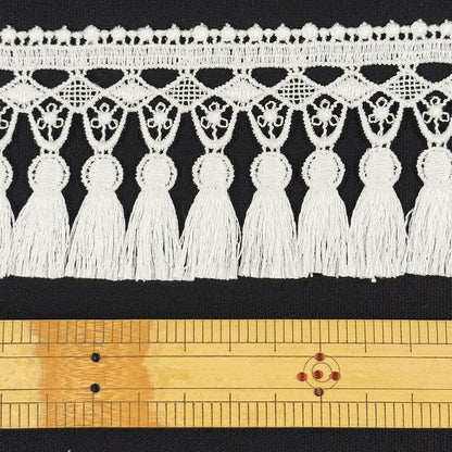 リボン【 フリンジテープ 60mm 】フリンジレース レーステープ レースリボン 刺繍リボン レース刺繍 刺繍テープ ハンドメイド資材 可愛い 手芸用テープ リボンテープ 洋裁 ハンドメイド 手芸用 パーツ 布雑貨 副