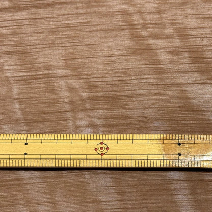 生地 【 シャンタンボイル ブラウン 】 195cm巾 幅広 シャンタン生地 ボイル生地