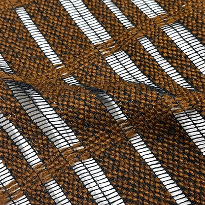 生地 【 大織レース ブラウン 】 レース レース生地 刺繍レース 100cm巾 1m以上/50cm単位 ポリエステル