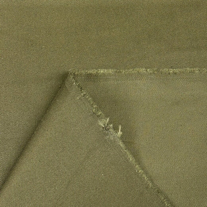 生地 【 サージ カーキ 】 織物 布 生地 布地 綿生地 コットン 綿100％