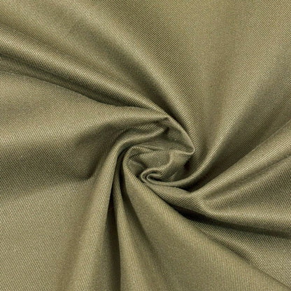 生地 【 サージ カーキ 】 織物 布 生地 布地 綿生地 コットン 綿100％