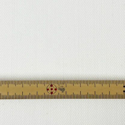生地 【 綿ポリツイル 白 】 ツイル生地 綾織 141cm巾 幅広 綿混 ポリエステル コットン