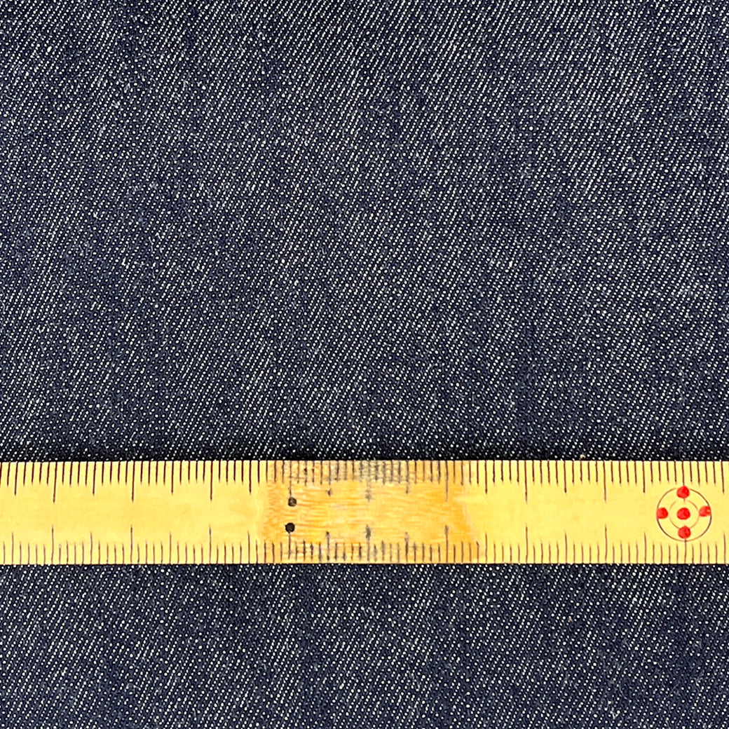 生地 【 KUROKI 反応染めデニム 8OZ インディゴ 】 デニム生地 126cm巾