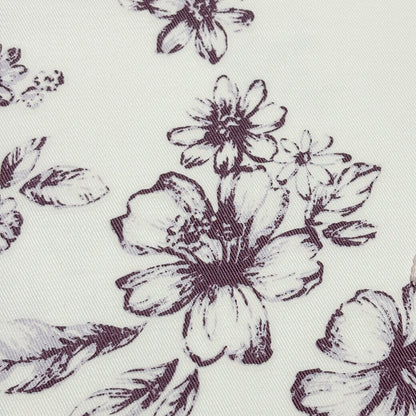 生地 【 ボタニカル 白 】 ツイル生地 ツイル ツイルプリント 綿ツイル 花柄 小花 植物柄 手描き風 総柄 トートバッグ バッグ 可愛い かわいい 綿プリント 綿 コットン インテリア ハンドメイド 手作り 手芸 ソーイン