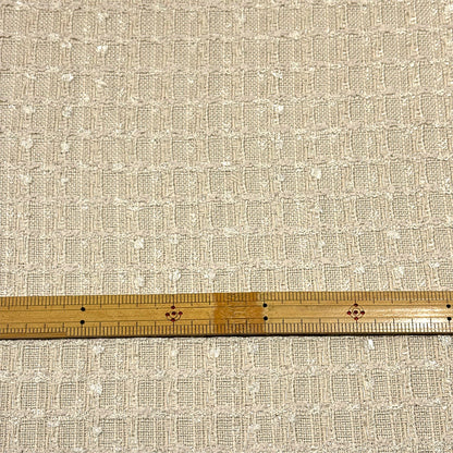 生地【 ファンシーツイード ベージュ 】 ツイード生地 ベージュ ナチュラル 広幅