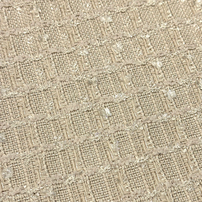 生地【 ファンシーツイード ベージュ 】 ツイード生地 ベージュ ナチュラル 広幅