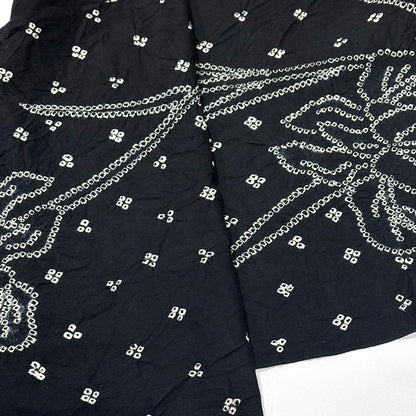 【訳あり】 【 有松絞り 菖蒲 黒 12.1m巻き 巾40cm 】 生地 一反 巻き売り 有松染め 鳴海絞り 有松鳴海絞り 浴衣生地 甚平生地 浴衣 ゆかた