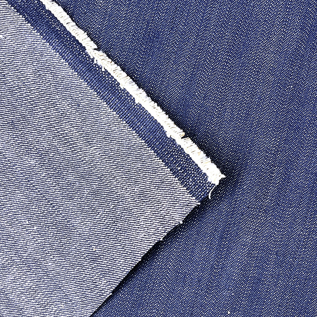 生地 【 12オンス ムラ織デニム インディゴ 】 デニム生地 153cm巾 幅広 無地
