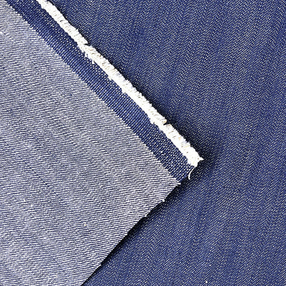 生地 【 12オンス ムラ織デニム インディゴ 】 デニム生地 153cm巾 幅広 無地