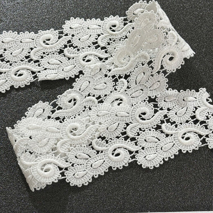 リボン【 モチーフレース J 白 】レースリボン 刺繍リボン 刺繍 レース刺繍 刺繍テープ ハンドメイド資材 可愛い 手芸用テープ リボンテープ 洋裁 ハンドメイド 手芸用 パーツ 布雑貨 副材 手芸副材 フリル カントリー
