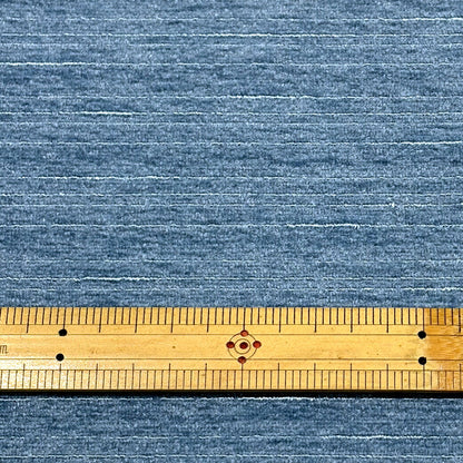 生地【 起毛ファブリック ブルーグレー 】起毛生地 100cm巾 ポリエステル ボーダー 厚手 厚い 人形 シンプル あったか 上品 高級感 立体感 滑らか スリッパ バッグ 巾着 ポーチ カバーリング ラグ インテリア ハンドメ