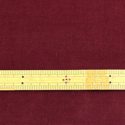 生地 【 貫八綾別珍 ボルドー 】 別珍 貫八綾 92cm巾 無地 綿100%