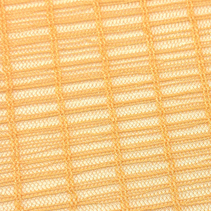 生地 【 ボーダーレース オレンジ 】 レース レース生地 刺繍レース 100cm巾 ポリエステル ボーダー