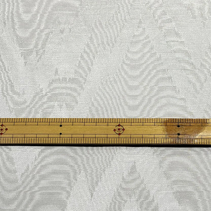 生地 【 モアレシャンタン グレー 】 142cm巾 幅広 シャンタン生地 光沢生地 ハリのある生地 高級感のある生地