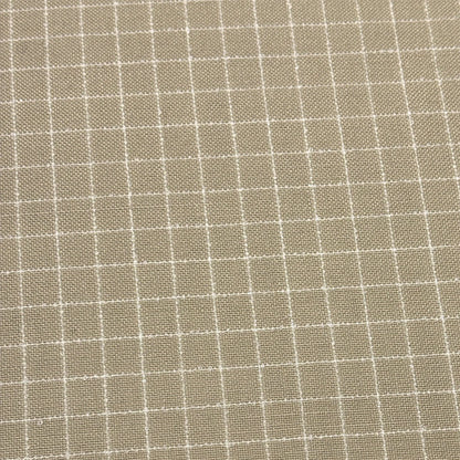 生地【 格子ジャガード ベージュ 】 100cm 1m以上/50cm単位 ジャガード生地 格子柄生地 チェック柄
