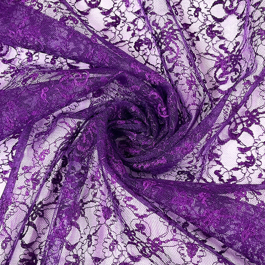 生地 【 チュチュチュール パープル 】 チュール生地 チュール素材 105cm巾 ナイロン レーヨン