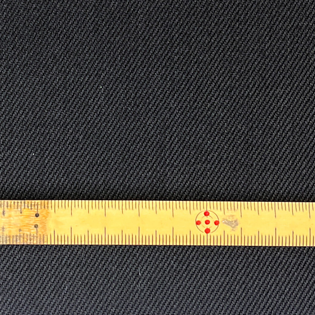 生地 【 カツラギ コットンテンセル 黒 】 カツラギ生地 葛城 綾織 152cm巾 幅広 綿混 テンセル 厚手