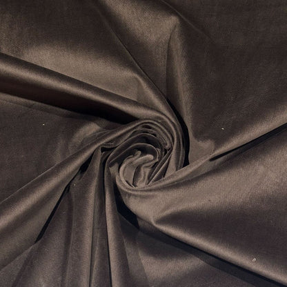 生地 【 別珍 ストレッチ こげ茶 】 別珍生地 べっちん ベルベット ベロア 100cm巾 ストレッチ生地 無地 綿100％ コットン