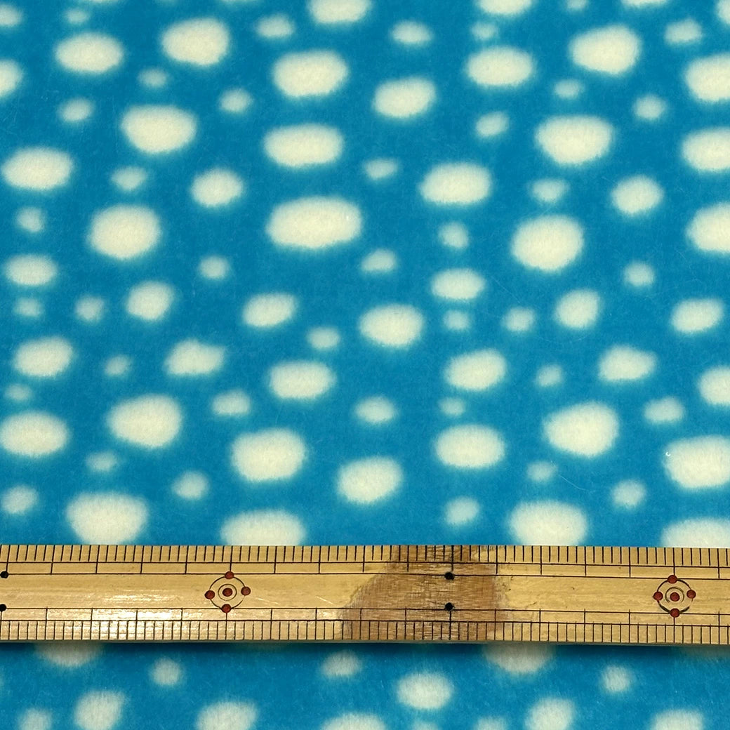 ドット柄フェイクファー