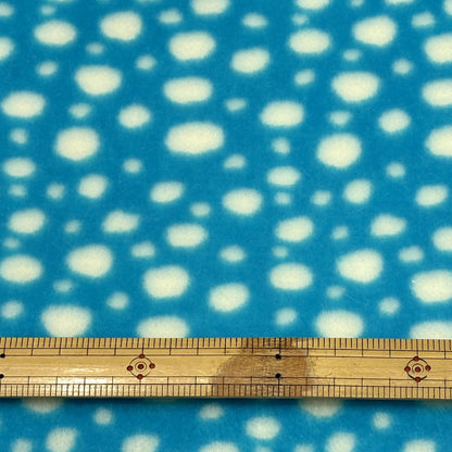 ドット柄フェイクファー