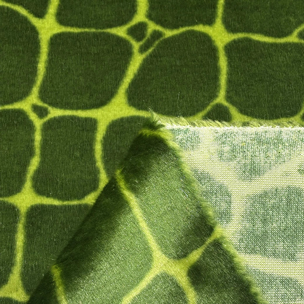 キリン柄風フェイクファー