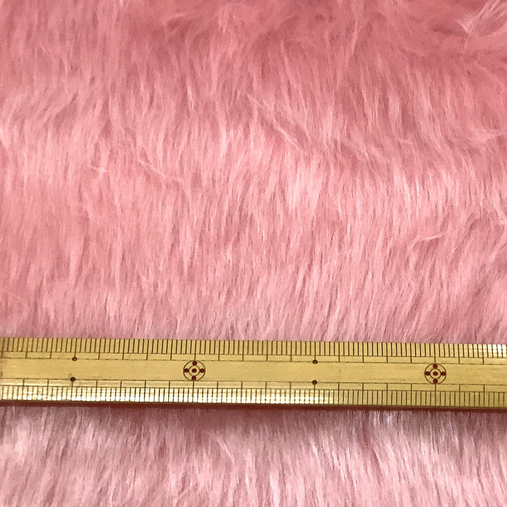 生地 【 パステルファー ピンク 】 フェイクファー生地 巾150cm アクリル
