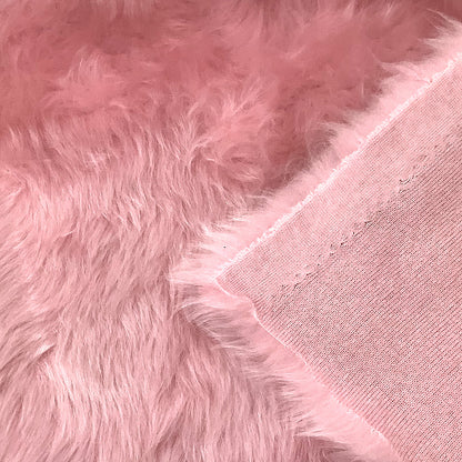 生地 【 パステルファー ピンク 】 フェイクファー生地 巾150cm アクリル