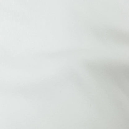 生地 【 逆綾 ストレッチツイル 白 】 ツイル生地 逆綾織 130cm巾 畝 綿混 ポリウレタン