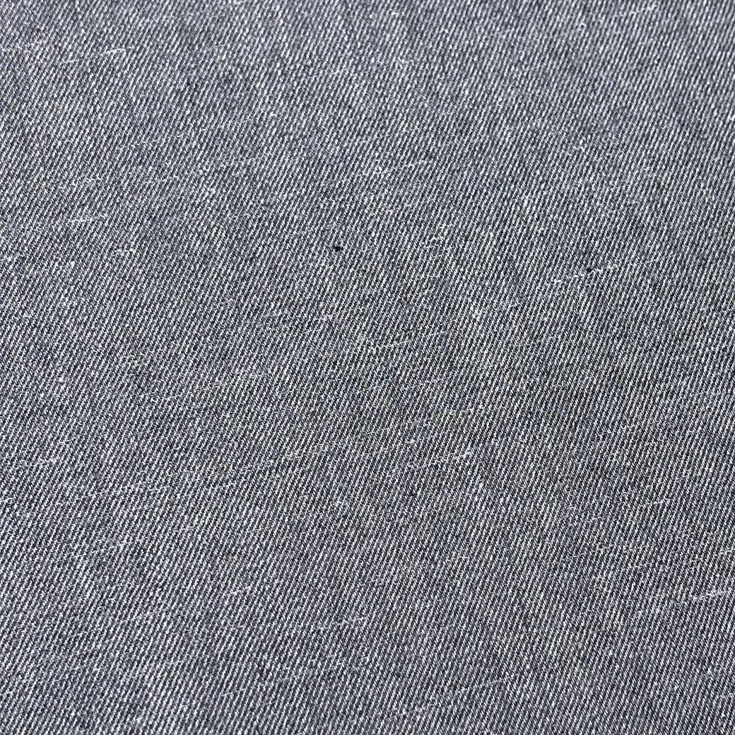 生地 【 ストレッチ 綾織 グレー 】 ツイル生地 140cm巾 幅広 無地 綿100％ コットン