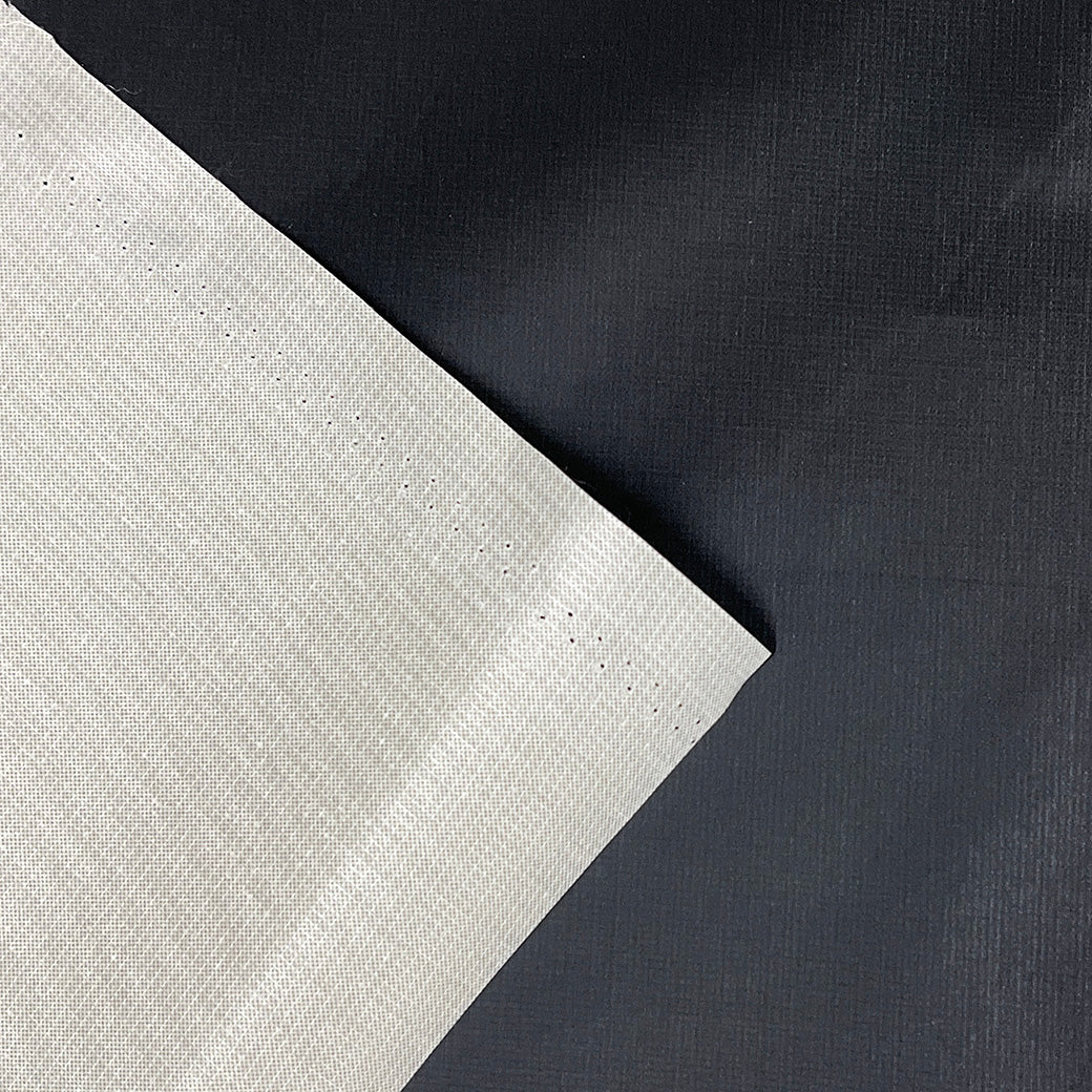 生地 【 撥水 リップストップ 黒 】 リップストップ生地 撥水加工 無地 145cm巾 幅広 ナイロン