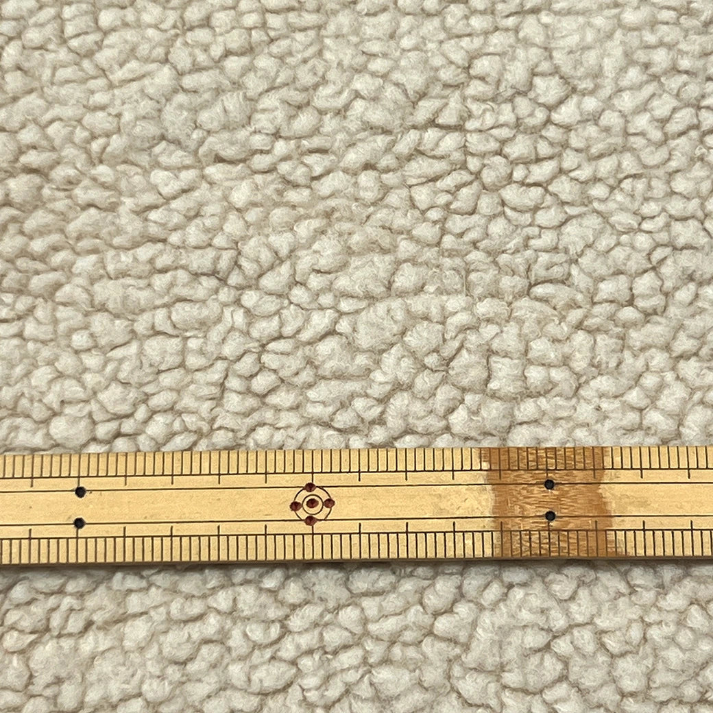 生地 【 シープボア 生成 】 110cm巾 ボア生地 ボアファー