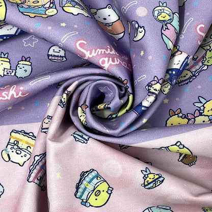 生地 【 すみっコぐらし 学童グッズ 】 1mパネル販売 110cm巾 オックス生地 キャラクター生地 綿100％