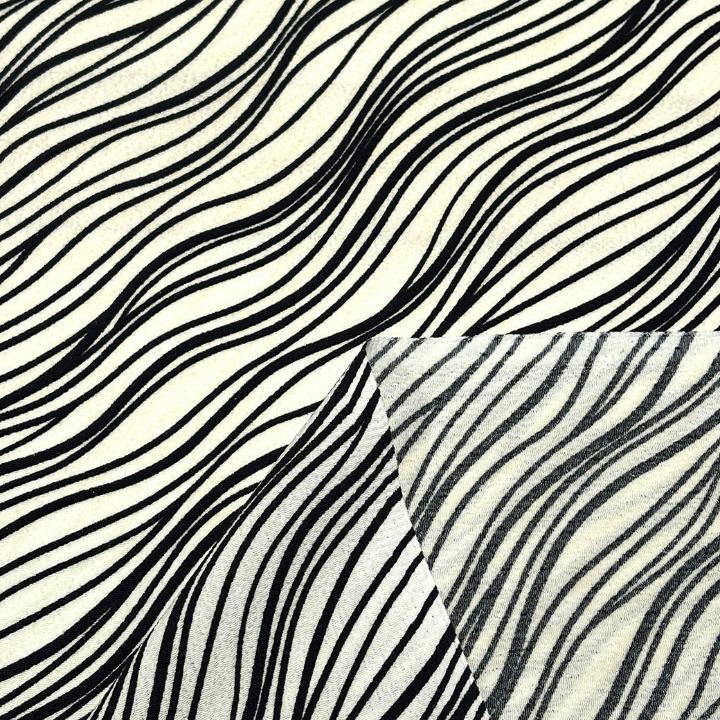 ゼブラ柄ちりめん