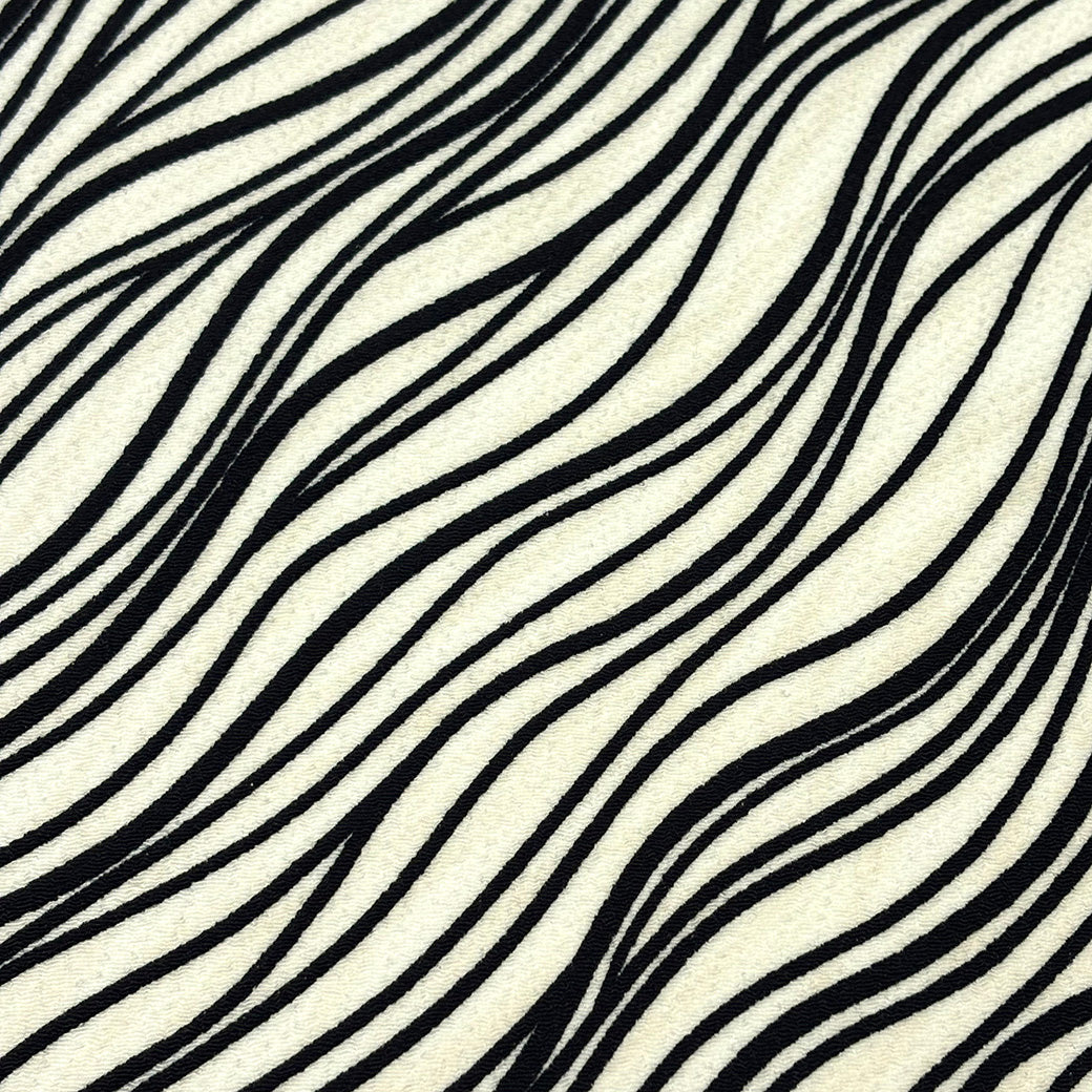 ゼブラ柄ちりめん