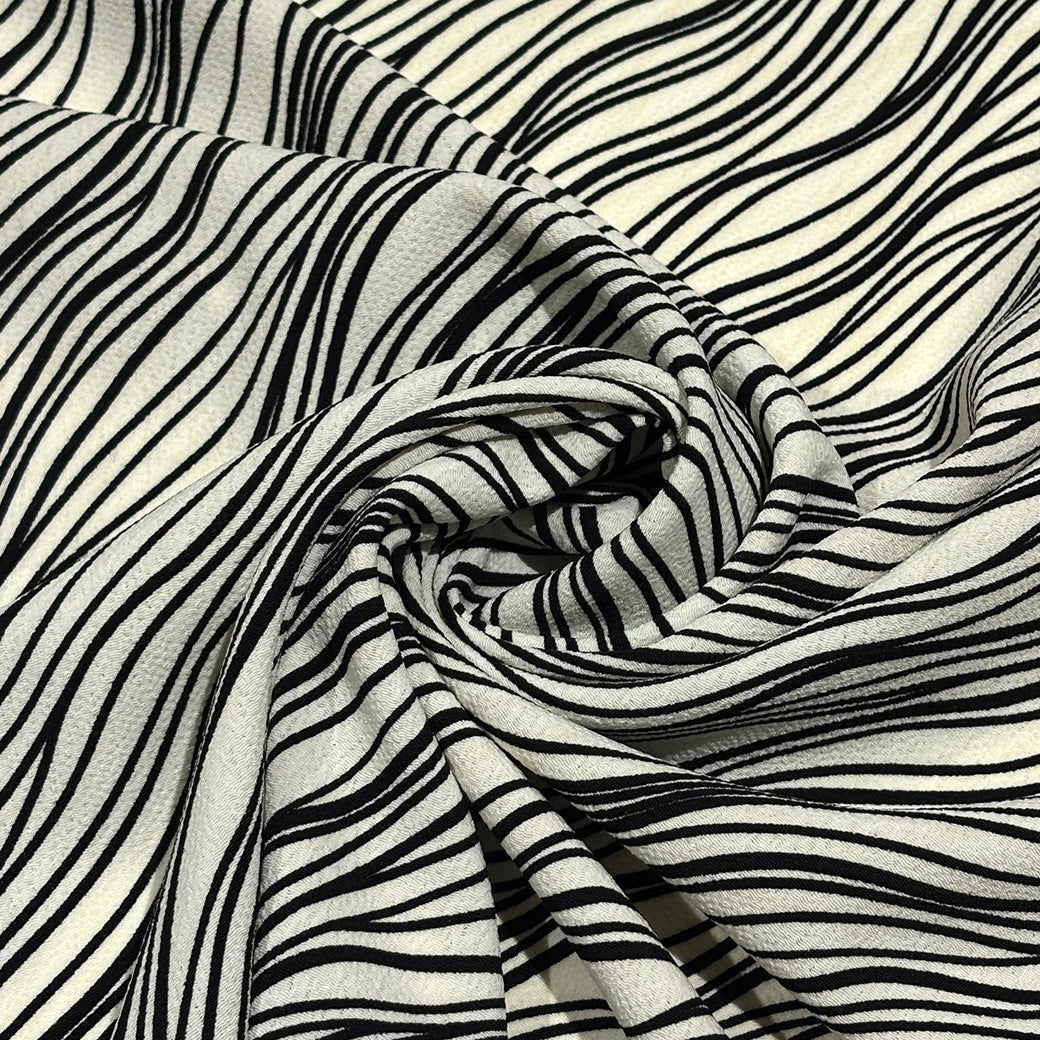 ゼブラ柄ちりめん