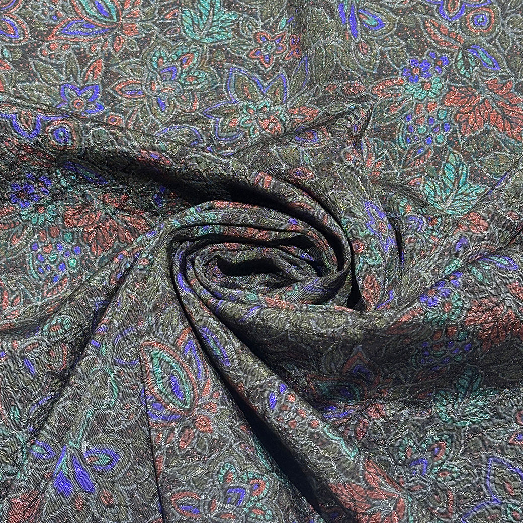 花柄ジャガード