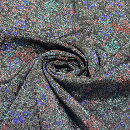 花柄ジャガード