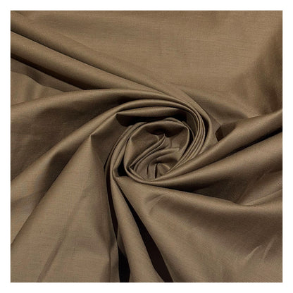 生地 【 スレキ うす茶 】 スレーキ 袋布 綿100％ コットン 100cm巾 無地 ポケット 内布