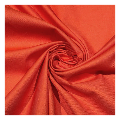 生地 【 スレキ オレンジ 】 スレーキ 袋布 綿100％ コットン 98cm巾 無地 ポケット 内布