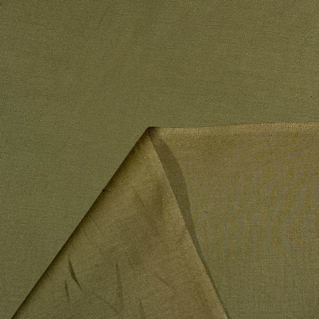 生地 【 スレキ カーキ 】 スレーキ 袋布 綿100％ コットン 100cm巾 無地 ポケット 内布