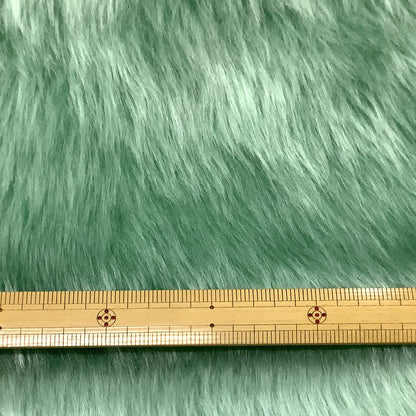 生地 【 パステルファー グリーン 】 フェイクファー生地 巾150cm アクリル