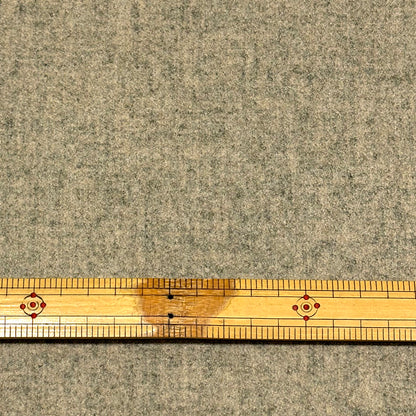 生地 【 シングルメルトン 杢ベージュ 】 ウール生地 ウール100％ 無地 148cm巾 幅広 起毛