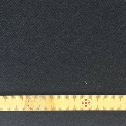 生地【 天竺 黒 】コットン天竺 天竺ニット 130cm巾 綿100％ コットン 無地