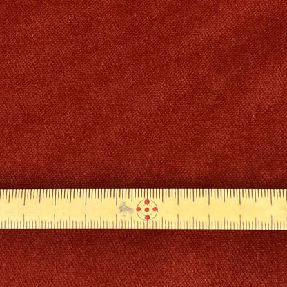 生地 【 コットンベルベット レンガ 】 ベルベット ベロア 100cm巾