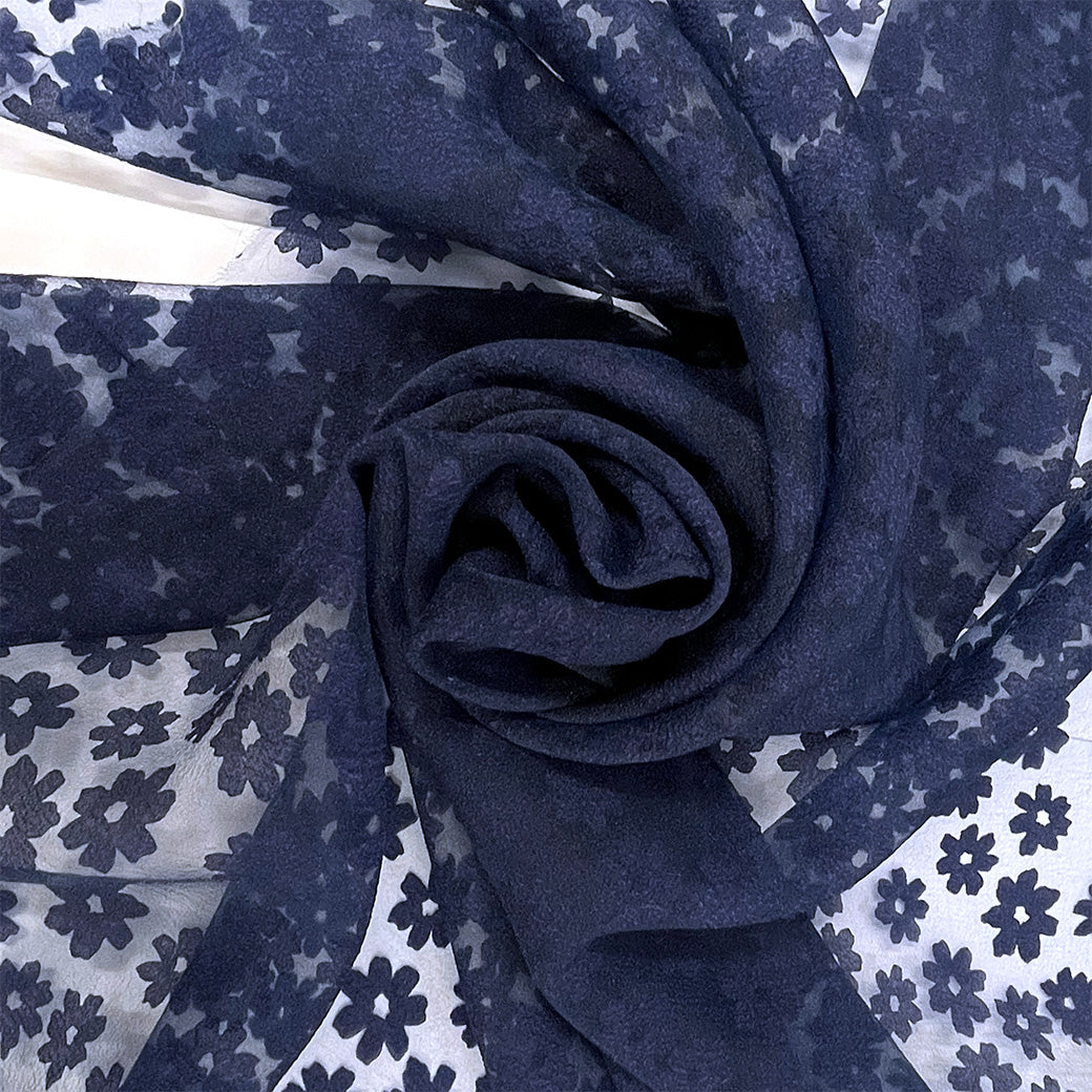 シースルー花柄