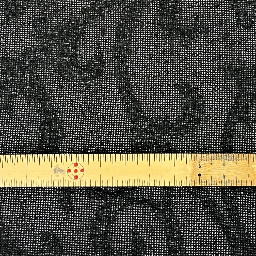 生地 【 ポリガーゼ 黒 】 105cm巾 ポリガーゼ ガーゼ風生地