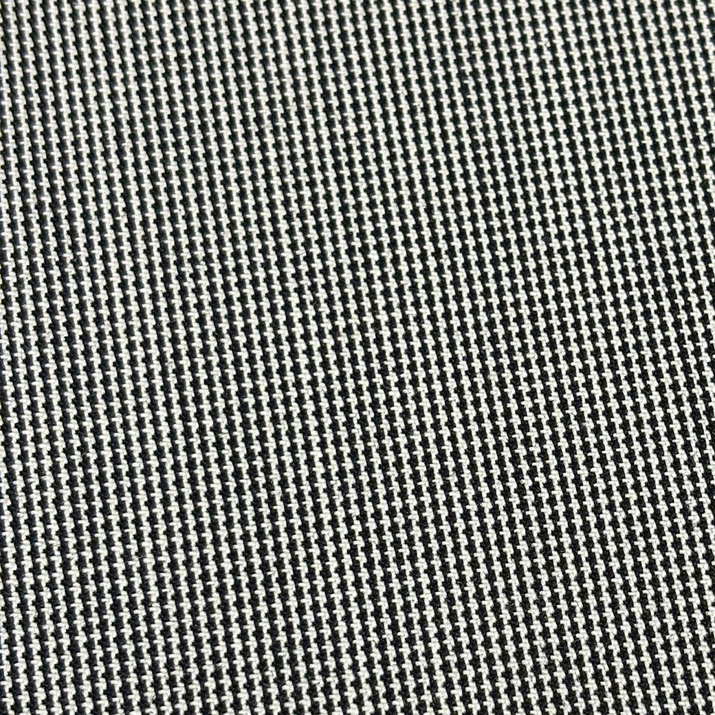 生地 【 梳毛ウール チェック スミ黒紺 】 ウール生地 紡毛ウール ポリエステル チェック 150cm巾 幅広