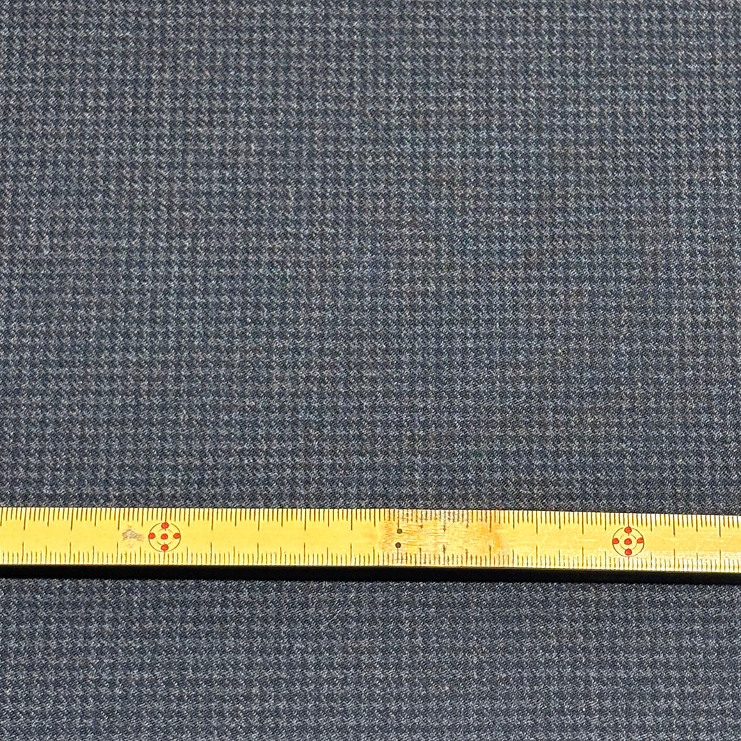 生地 【 梳毛ウール 千鳥 スミ黒 】 ウール生地 紡毛ウール 千鳥格子 シンプル 150cm巾 幅広 ポリエステル