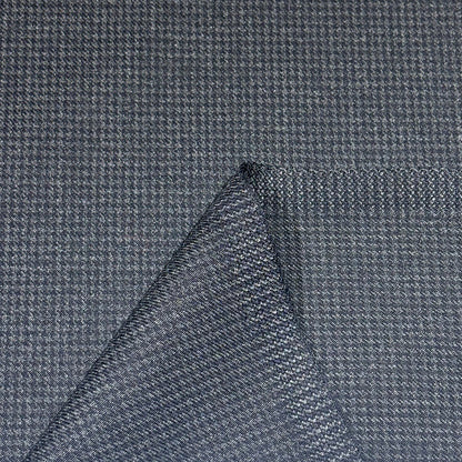 生地 【 梳毛ウール 千鳥 スミ黒 】 ウール生地 紡毛ウール 千鳥格子 シンプル 150cm巾 幅広 ポリエステル