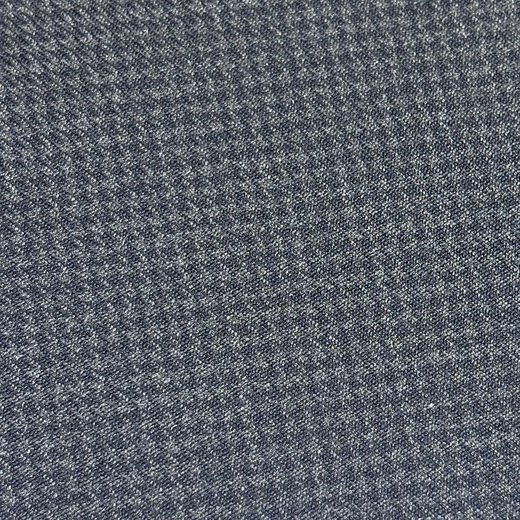 生地 【 梳毛ウール 千鳥 スミ黒 】 ウール生地 紡毛ウール 千鳥格子 シンプル 150cm巾 幅広 ポリエステル